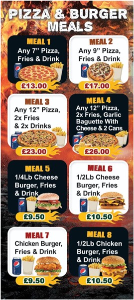 Menu of xxxxx